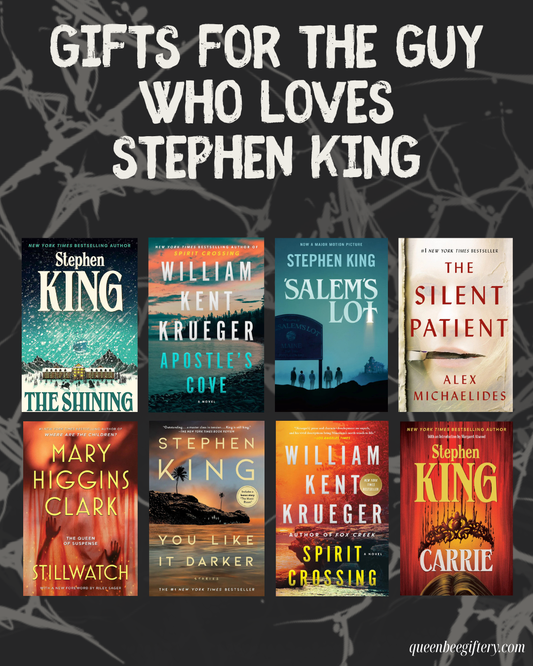 collage of stephen king books and other books