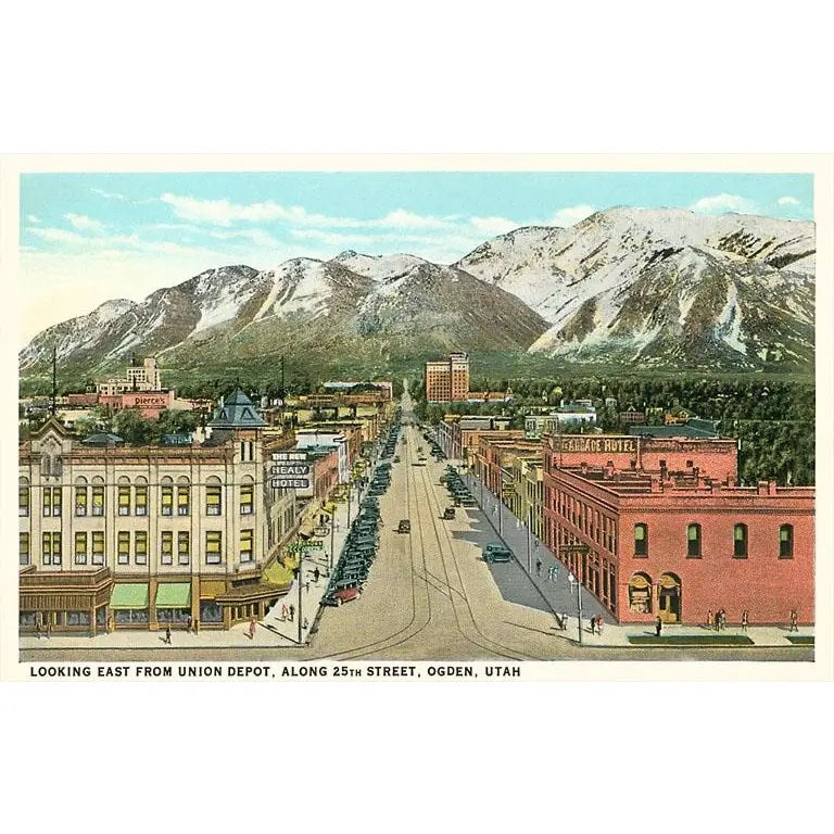 25th Street Ogden Postcard