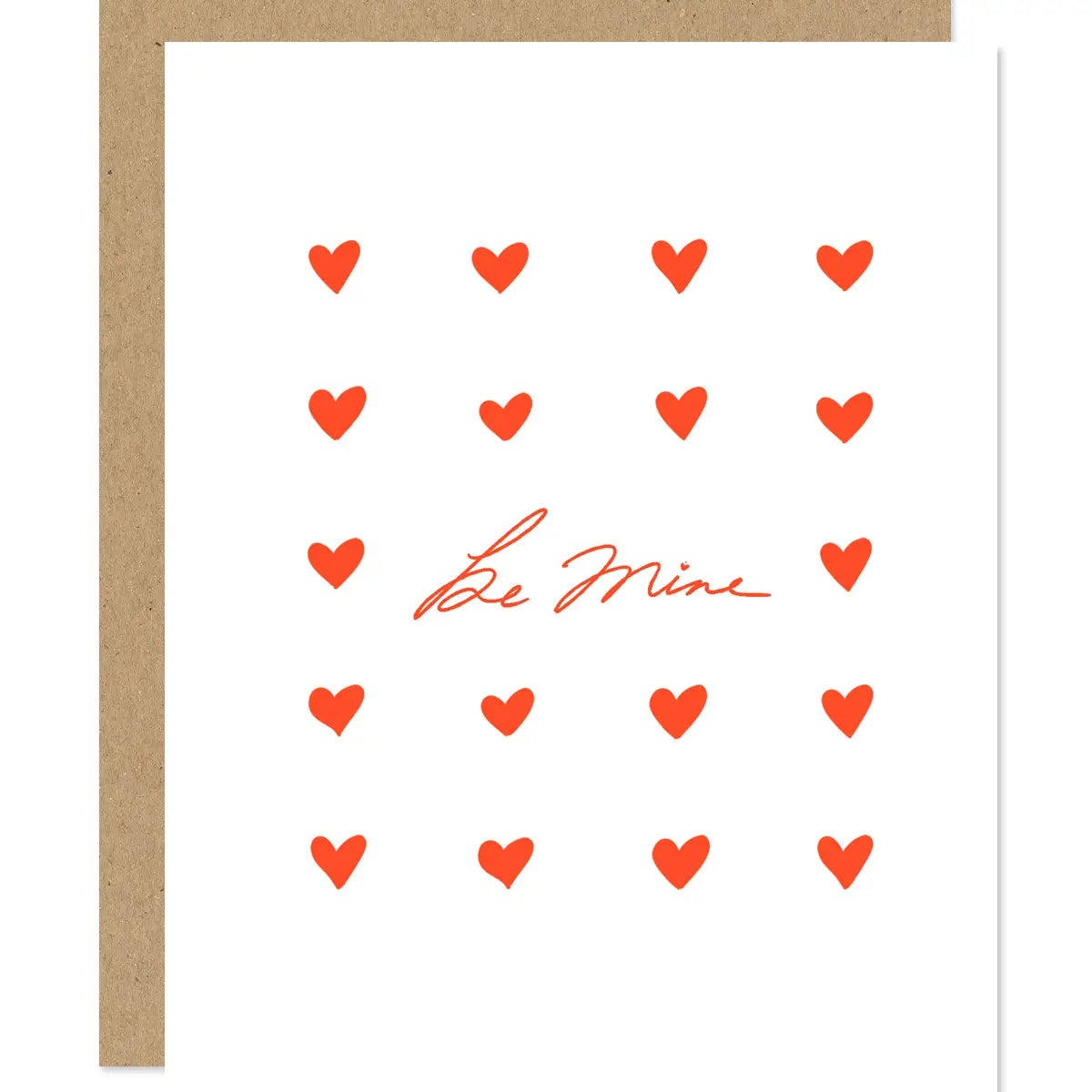 Be Mine Valentine's Day Card