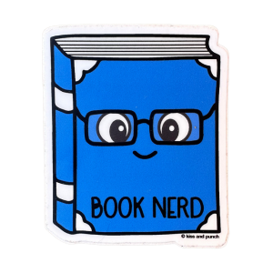 Book Nerd Vinyl Sticker