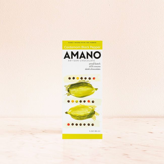 Amano Cardamom Black Pepper 55% Bar