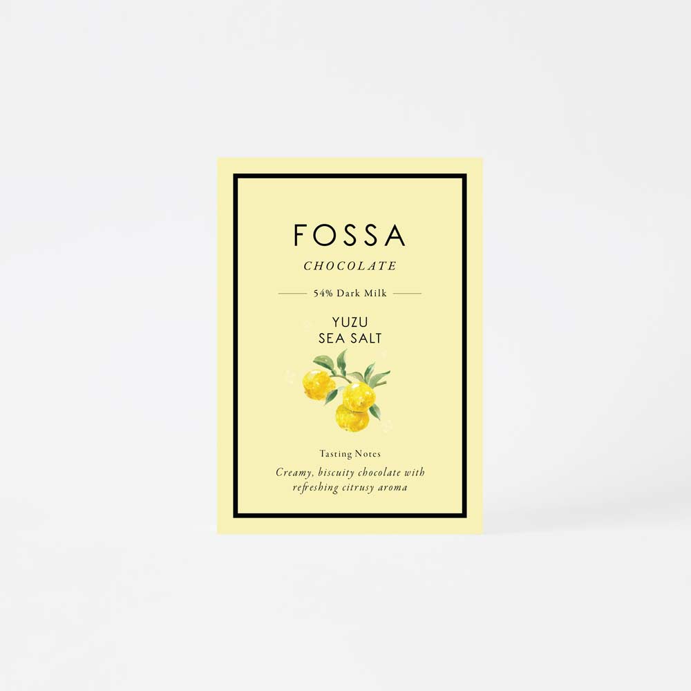 Fossa | Yuzu Sea Salt Chocolate, 50g