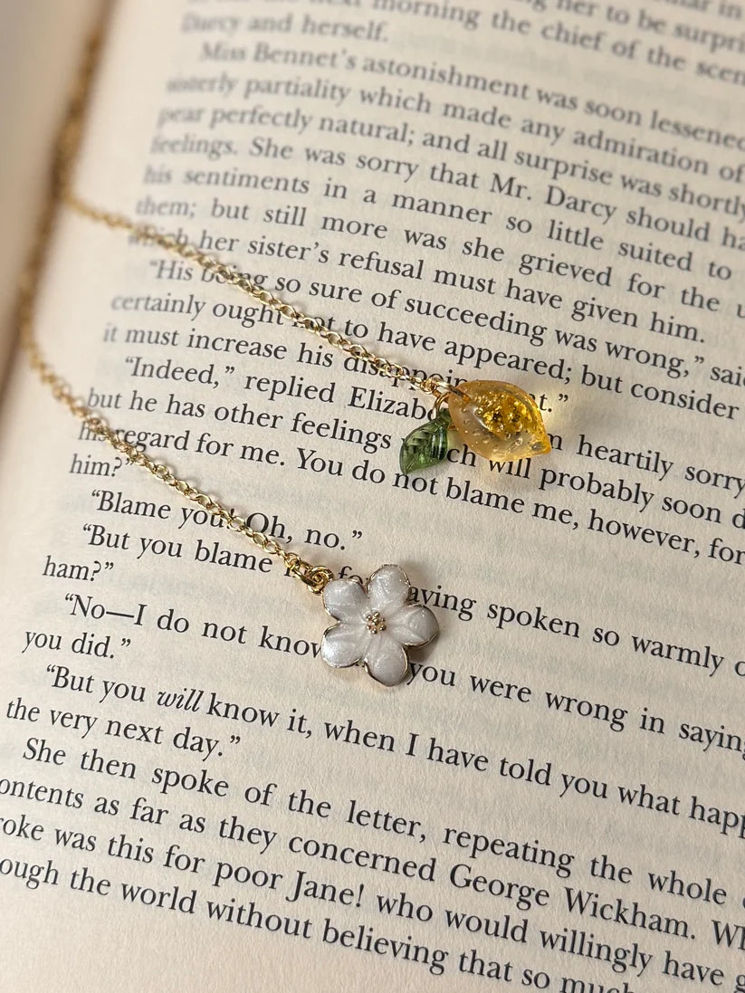 Lemon Blossom Chain Bookmark
