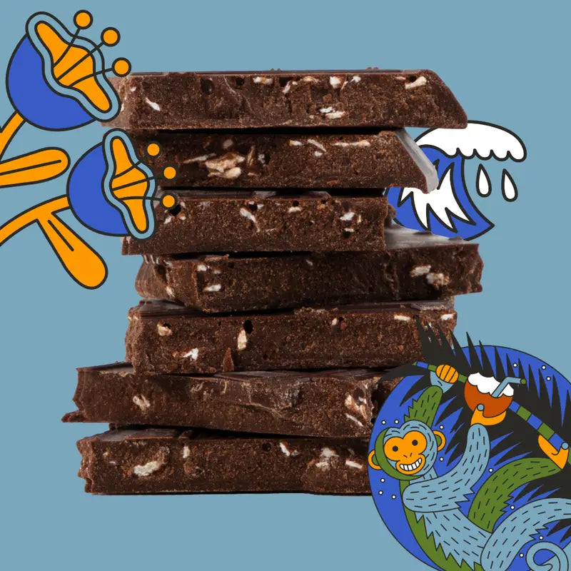 Maeve Chocolate Coconut Island Truffle Bar