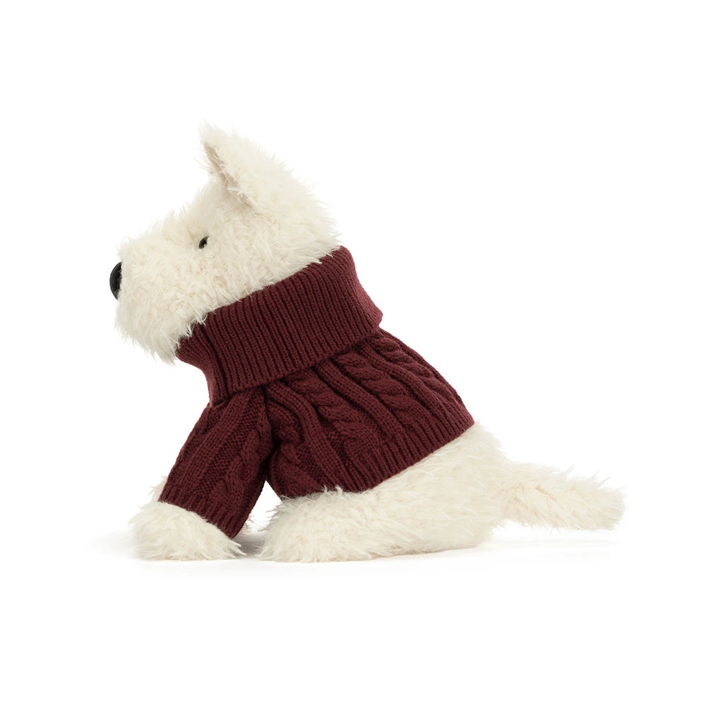 JellyCat | Munro Scottie Dog 'Winter Jumper'