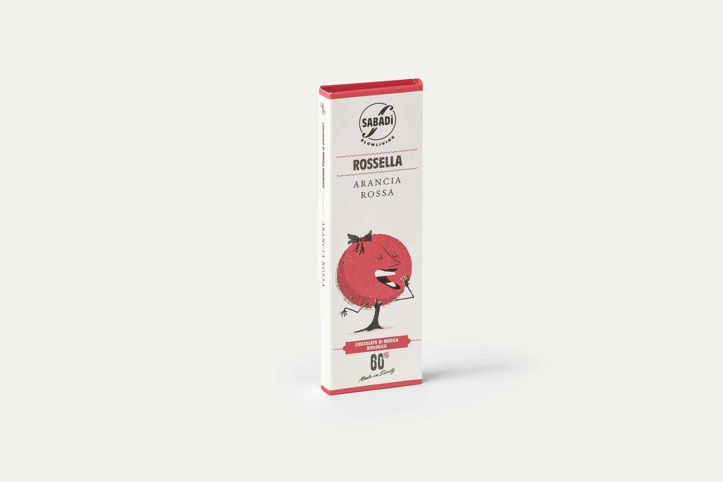 Sabadi | Rosella Organic Modica Chocolate with Sicilian Red Orange, 60%