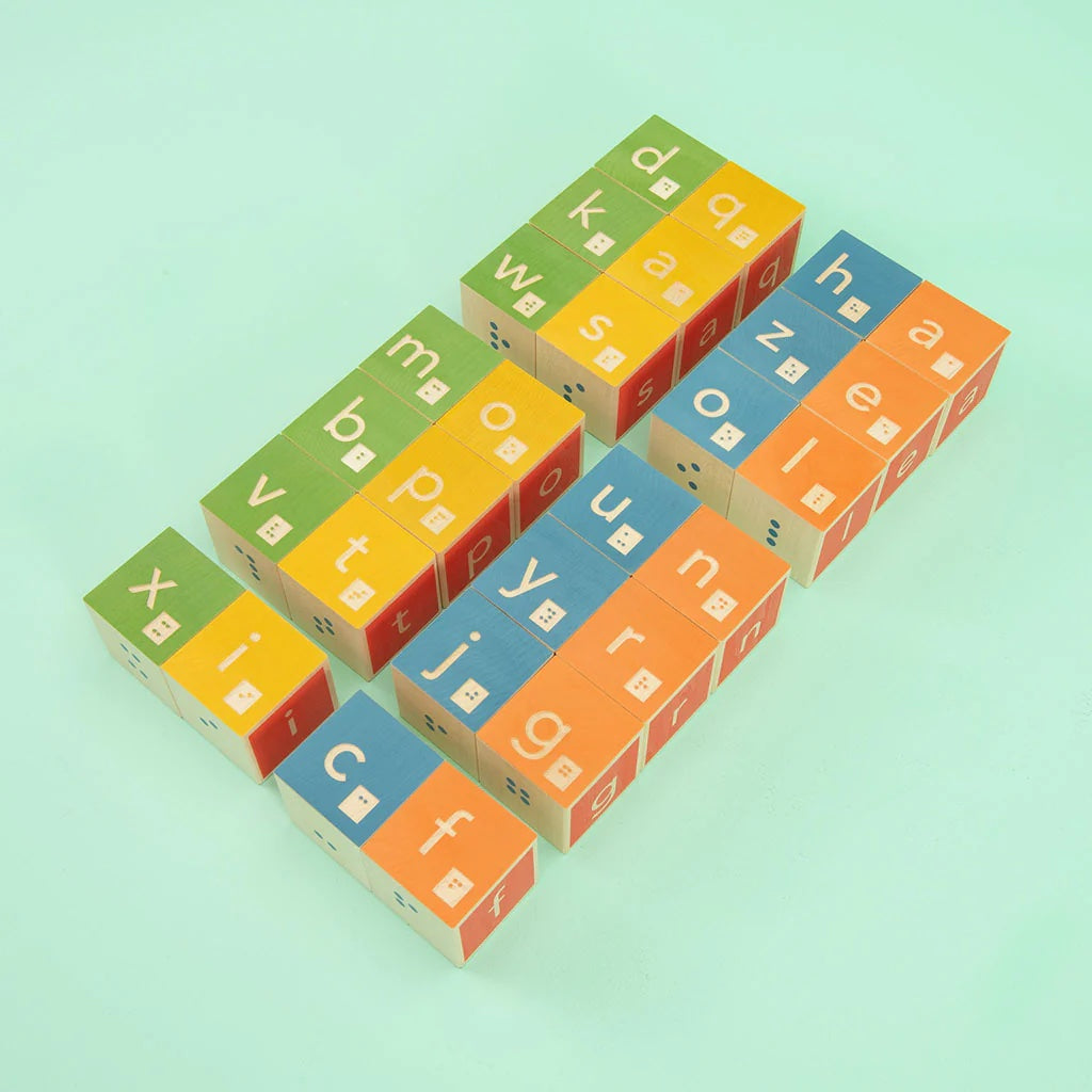 Uncle Goose Braille Alphabet Blocks