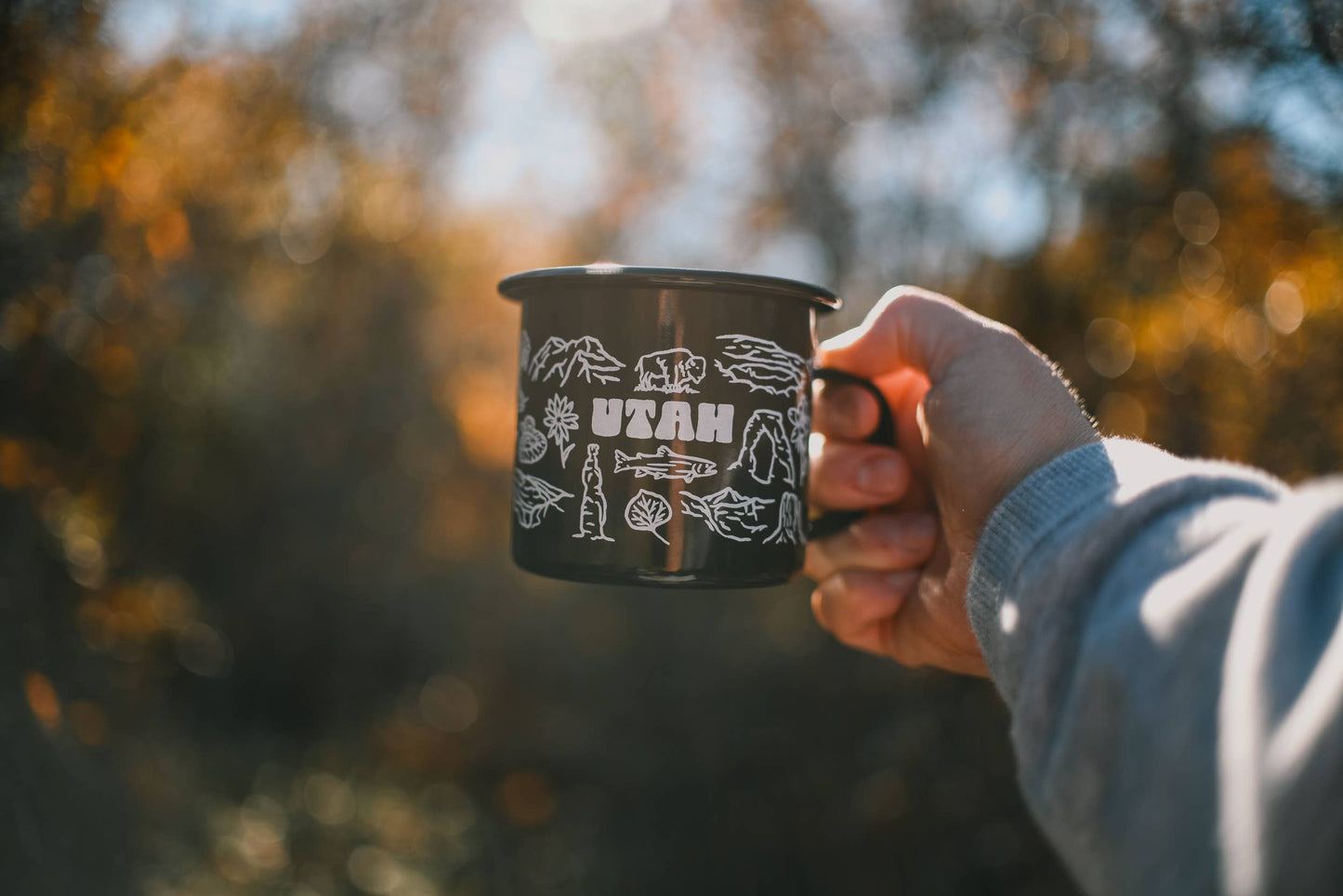 Utah Enamel Mug
