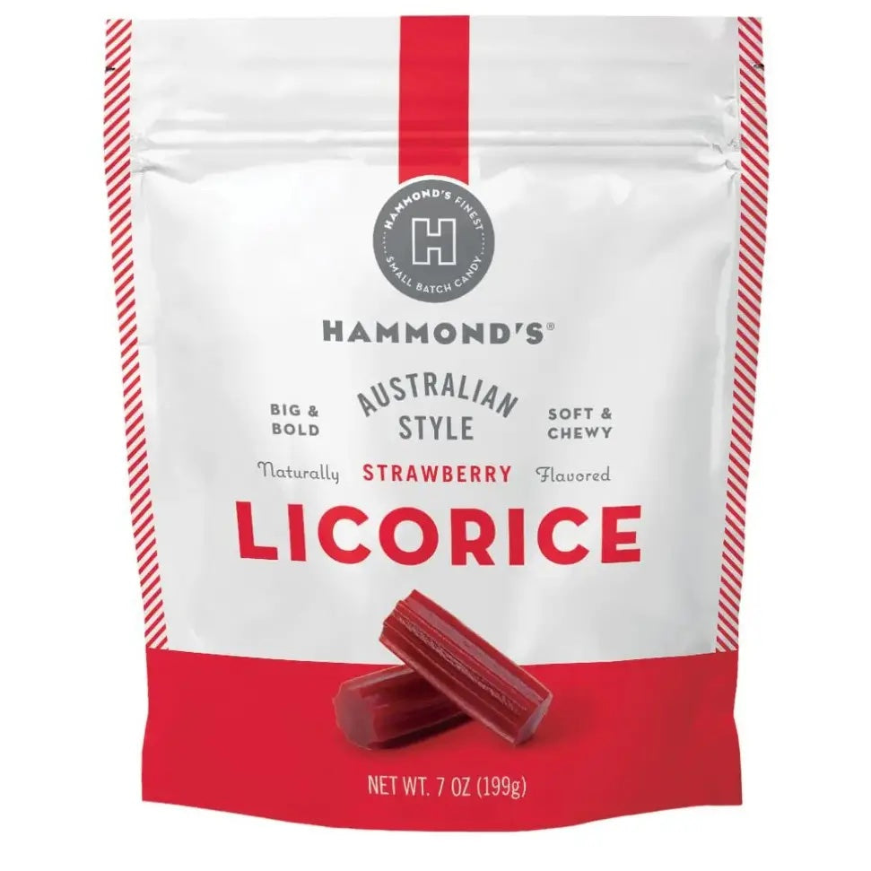 Hammonds Australian Style Strawberry Licorice