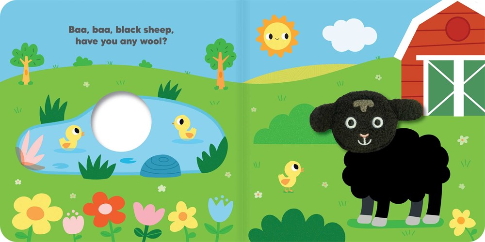 Baa Baa Black Sheep: Finger Puppet Book