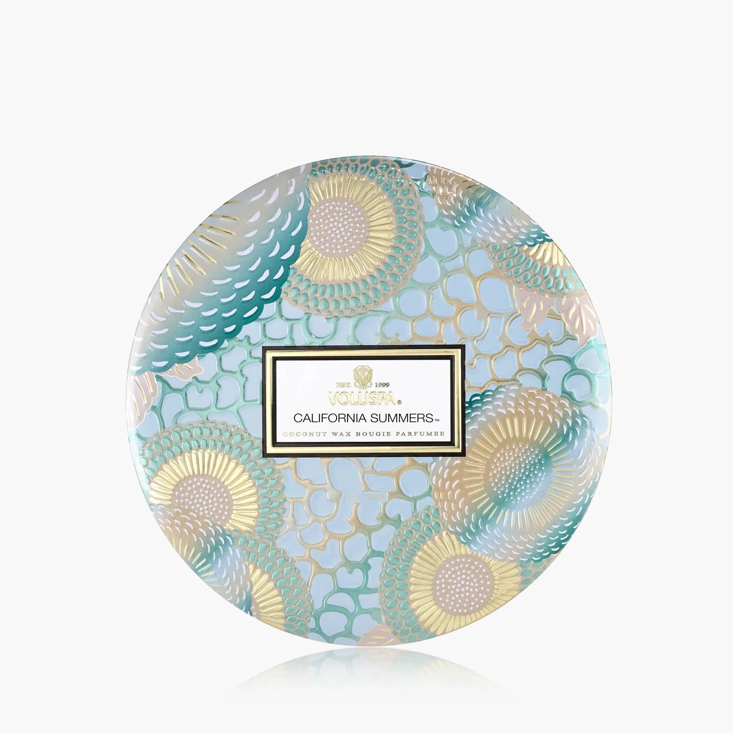 Voluspa California Summers 3-Wick Tin Candle
