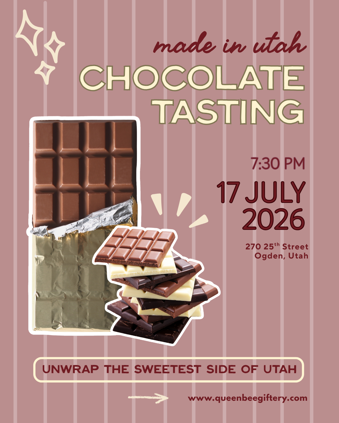 CHOCOLATE TASTING | MADE IN UTAH EDITION