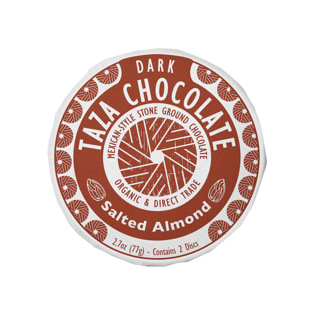 Taza Mexicano Salted Almond Disc 44%