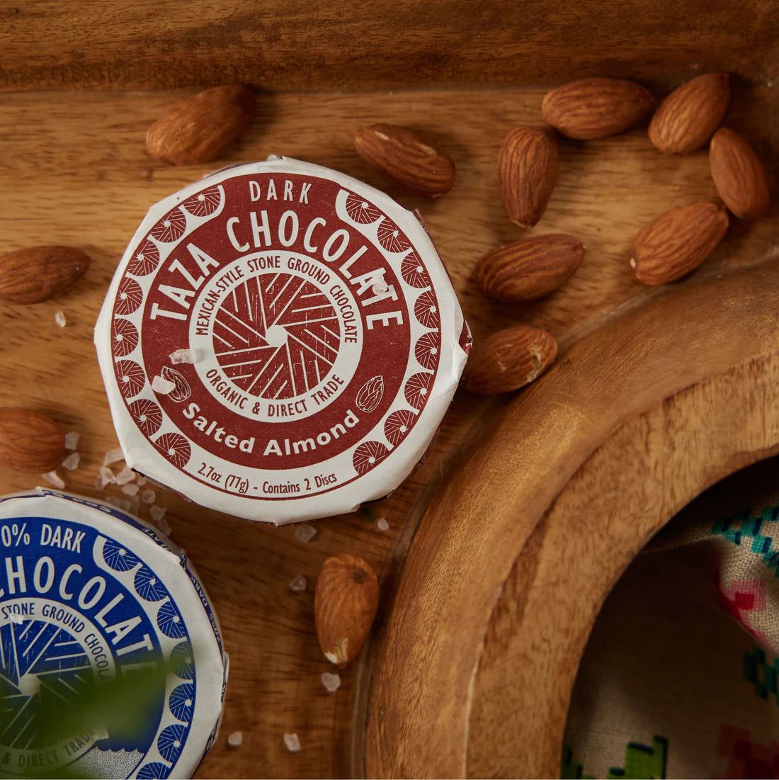 Taza Mexicano Salted Almond Disc 44%