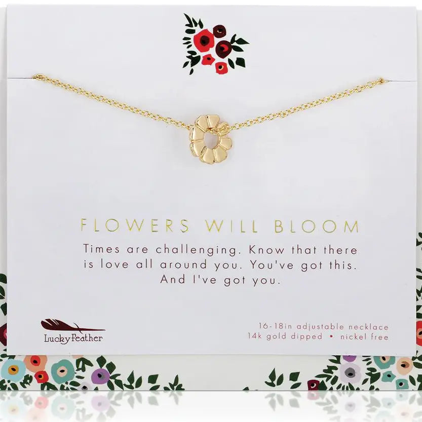 Lucky Feather | Flowers Will Bloom Necklace