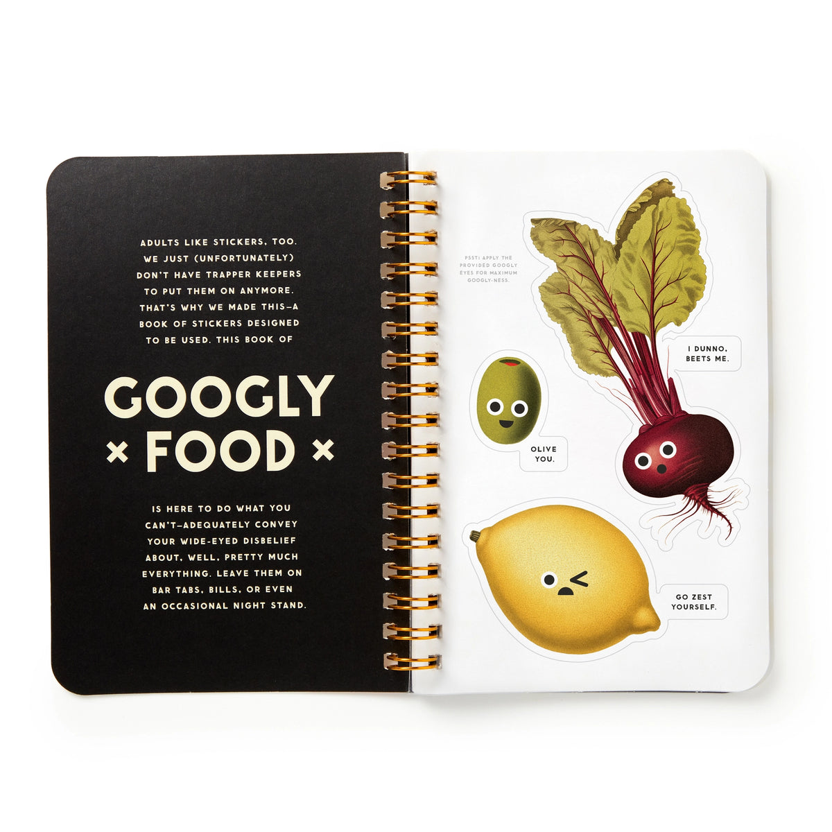 Brass Monkey | Googly Food Sticker Book