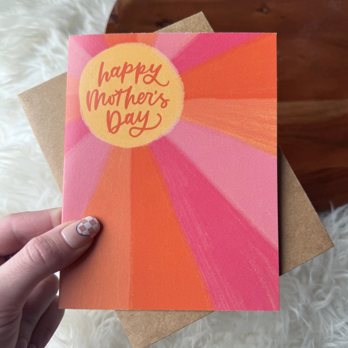 Happy Mother's Day Vibrant Sun Greeting Card