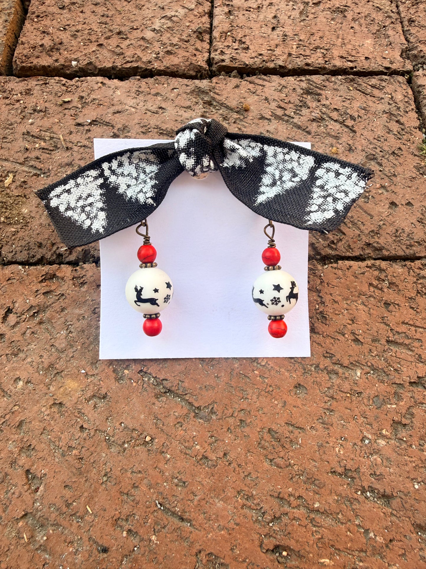 Christmas JEMS Designs Dangle Earrings - Reindeer