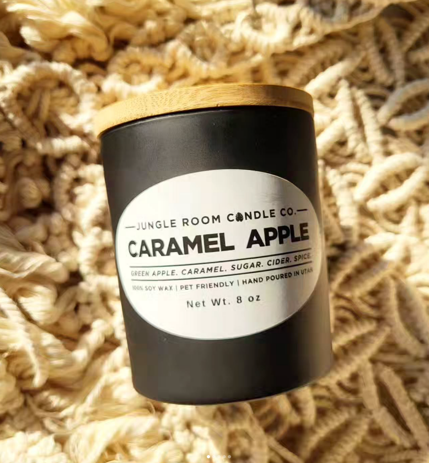 Jungle Room Candle Co - Caramel Apple 8 oz Candle