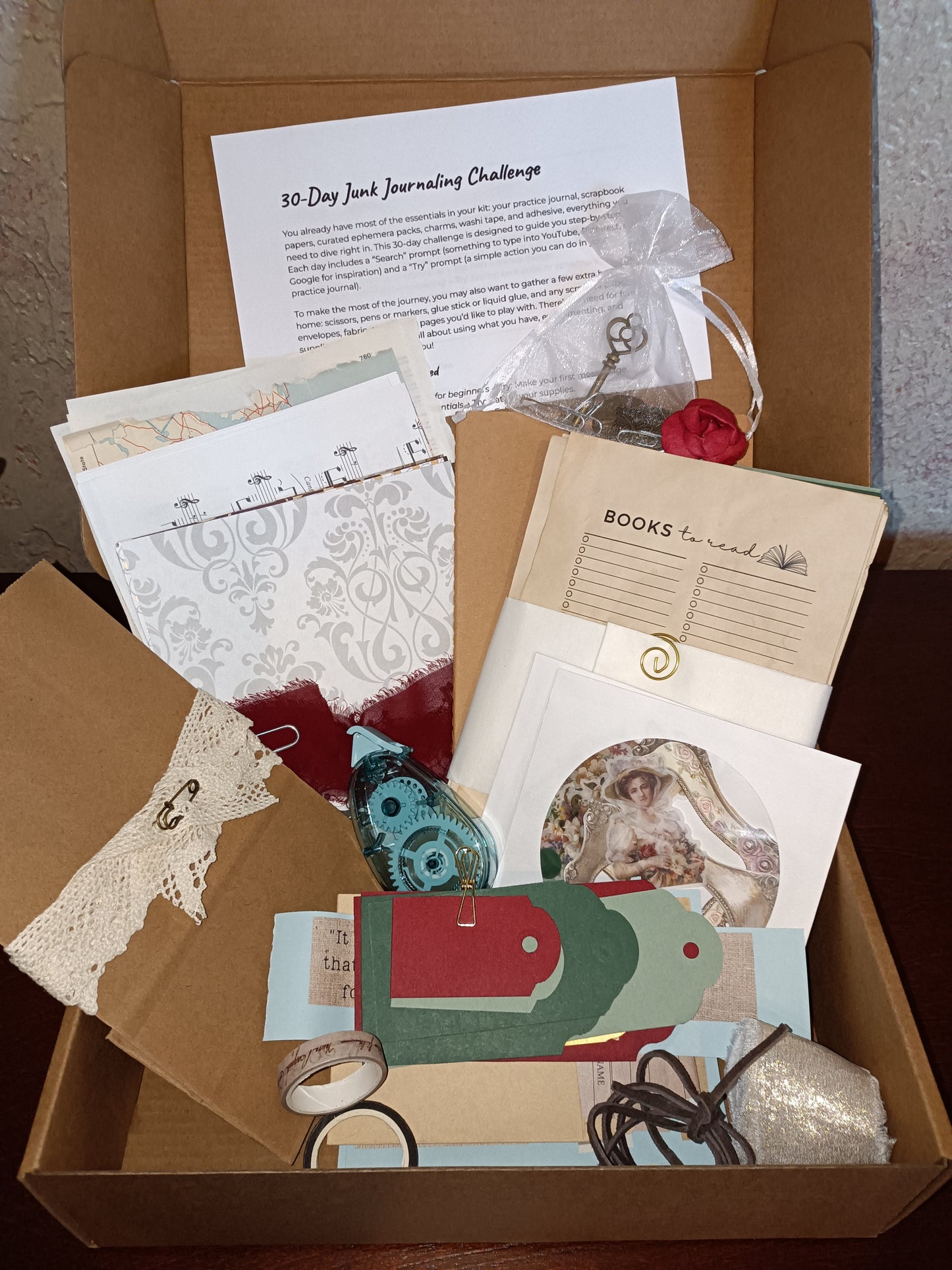 Book Lovers Junk Journal Kit