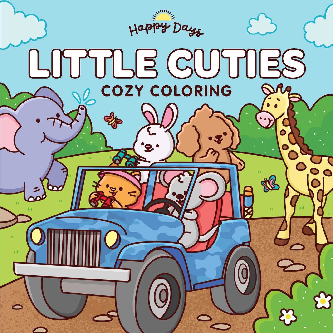 Little Cuties: Cozy Coloring Book