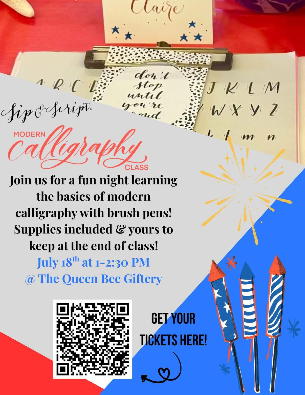 MODERN CALLIGRAPHY CLASS