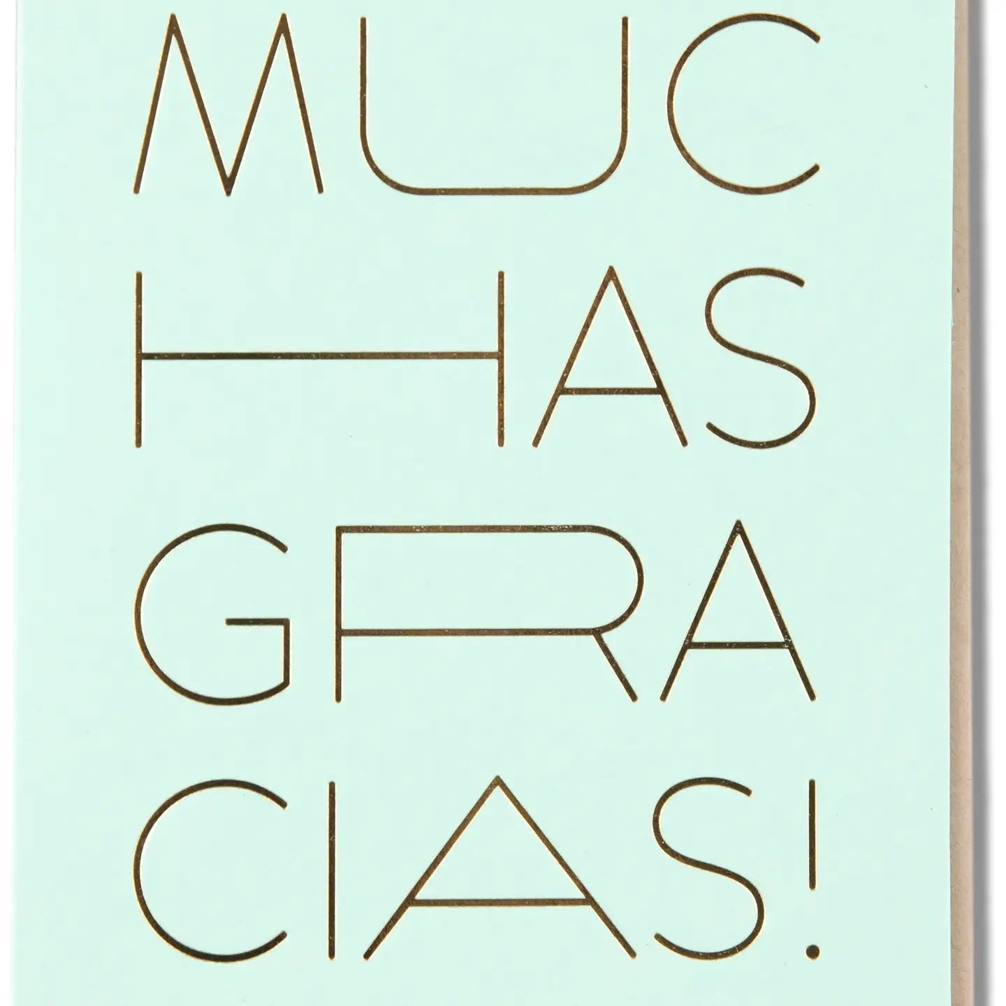 Muchas Gracias Thank You Card