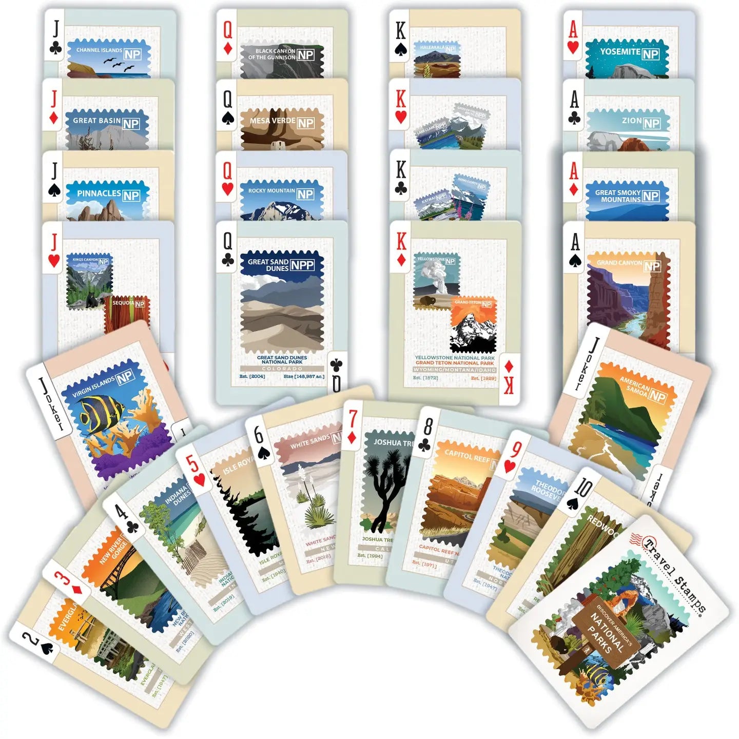 National Parks Playing Cards