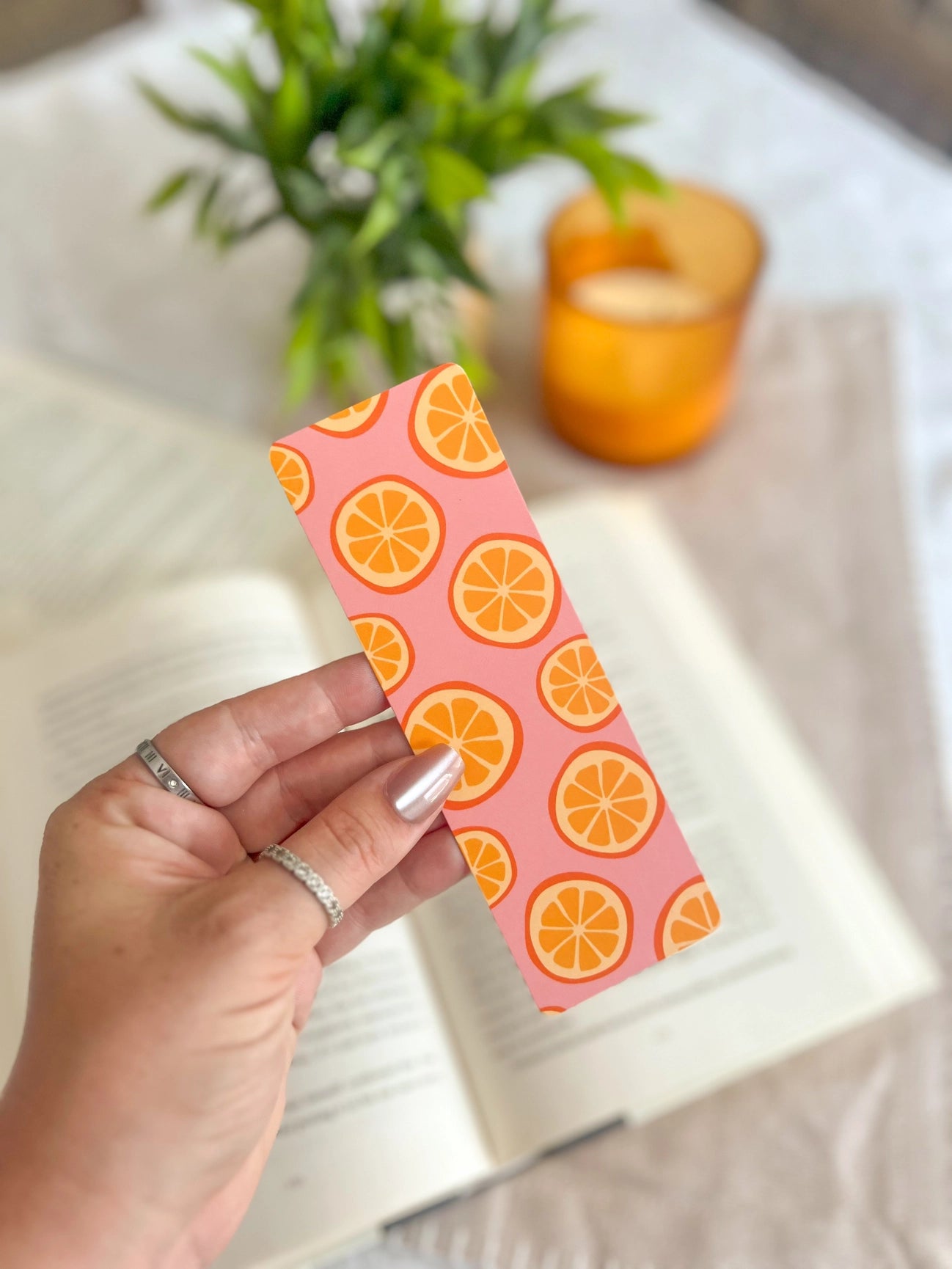 Orange Slices Bookmark | Soft Touch Matte