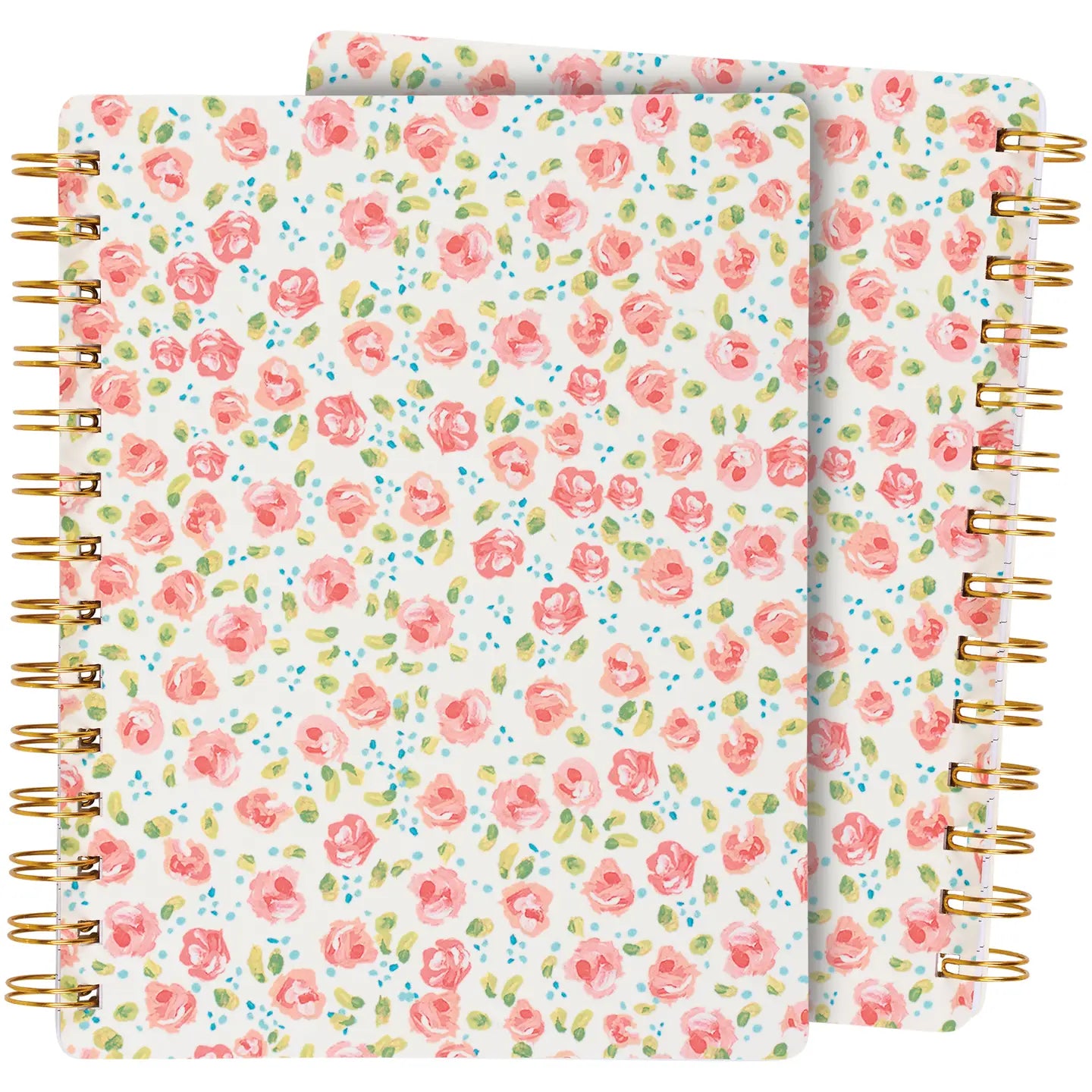 Pink Rose Spiral Bound Notebook