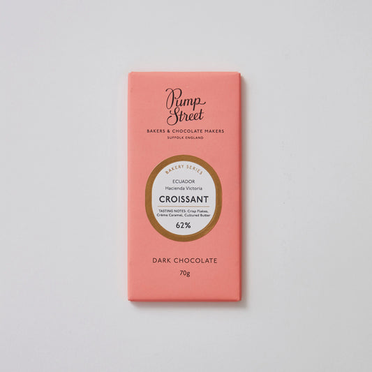 Pump Street | Croissant Bar 62% Dark Chocolate Bar