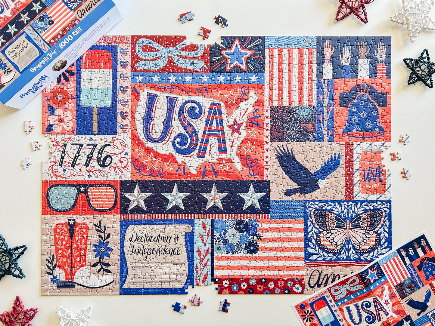 Red, White & Blue 1000-pc Puzzle
