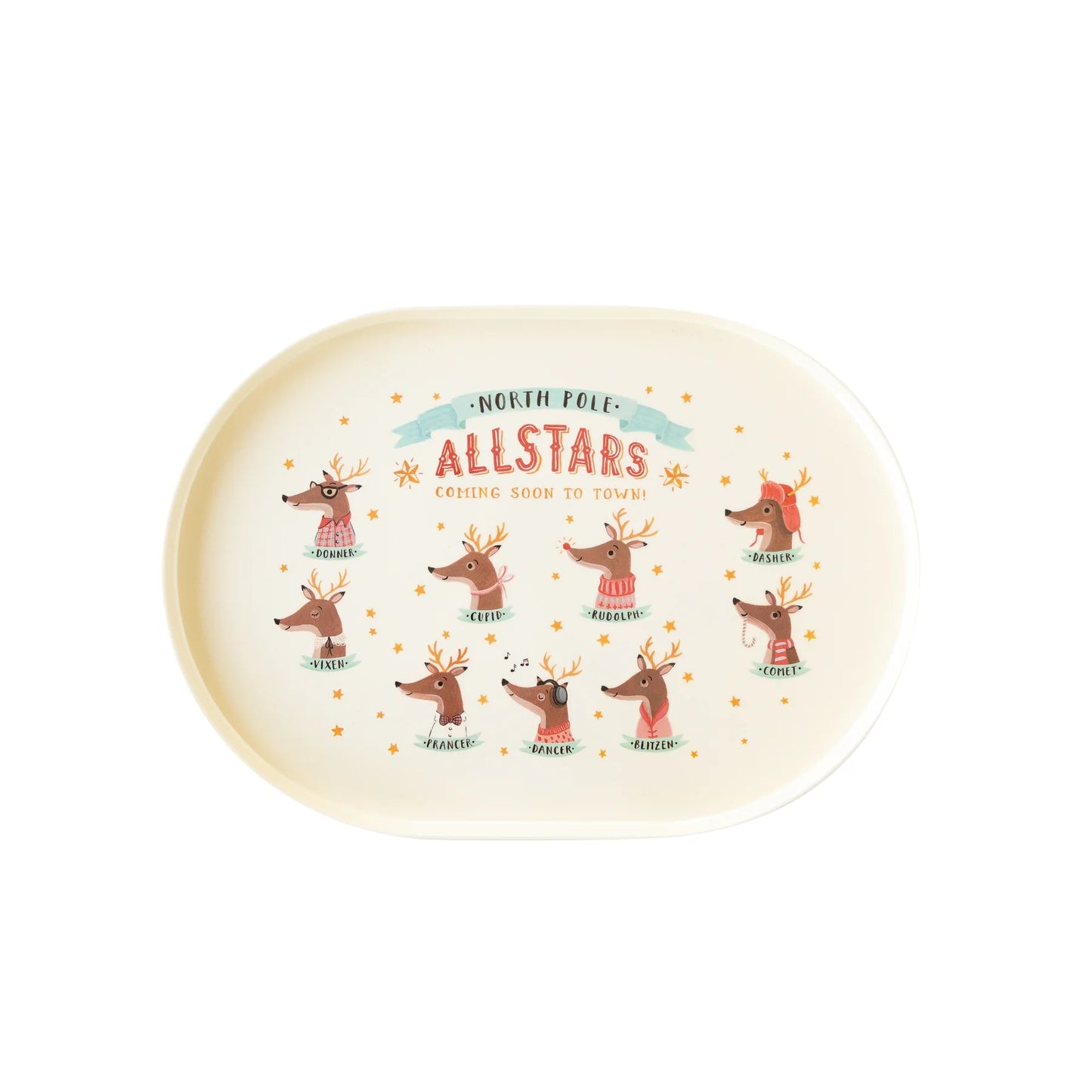 Reindeer Melamine Tray