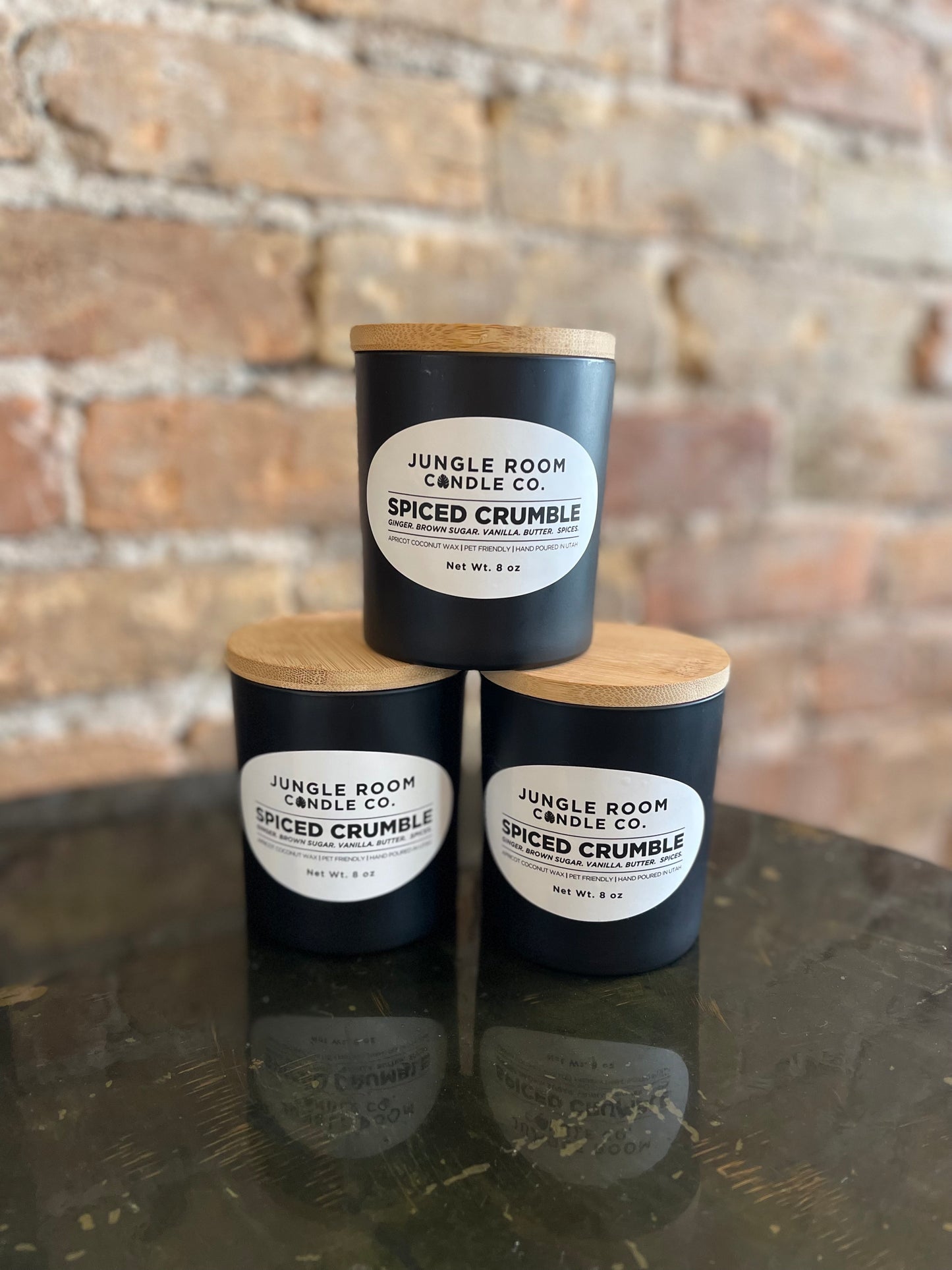 Jungle Room Candle Co - Spiced Crumble 8 oz Candle