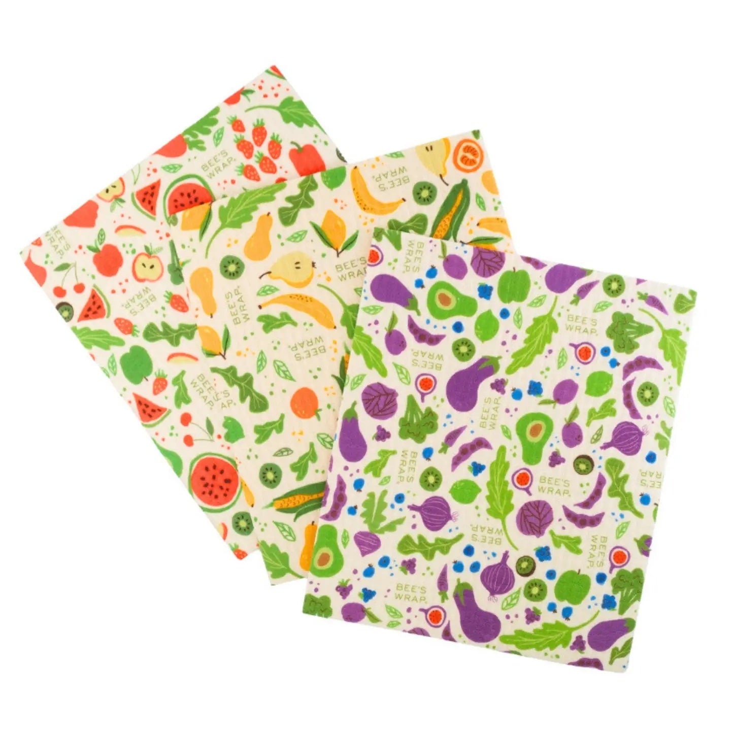 'Garden Party' Swedish Dishcloths 3-Pack