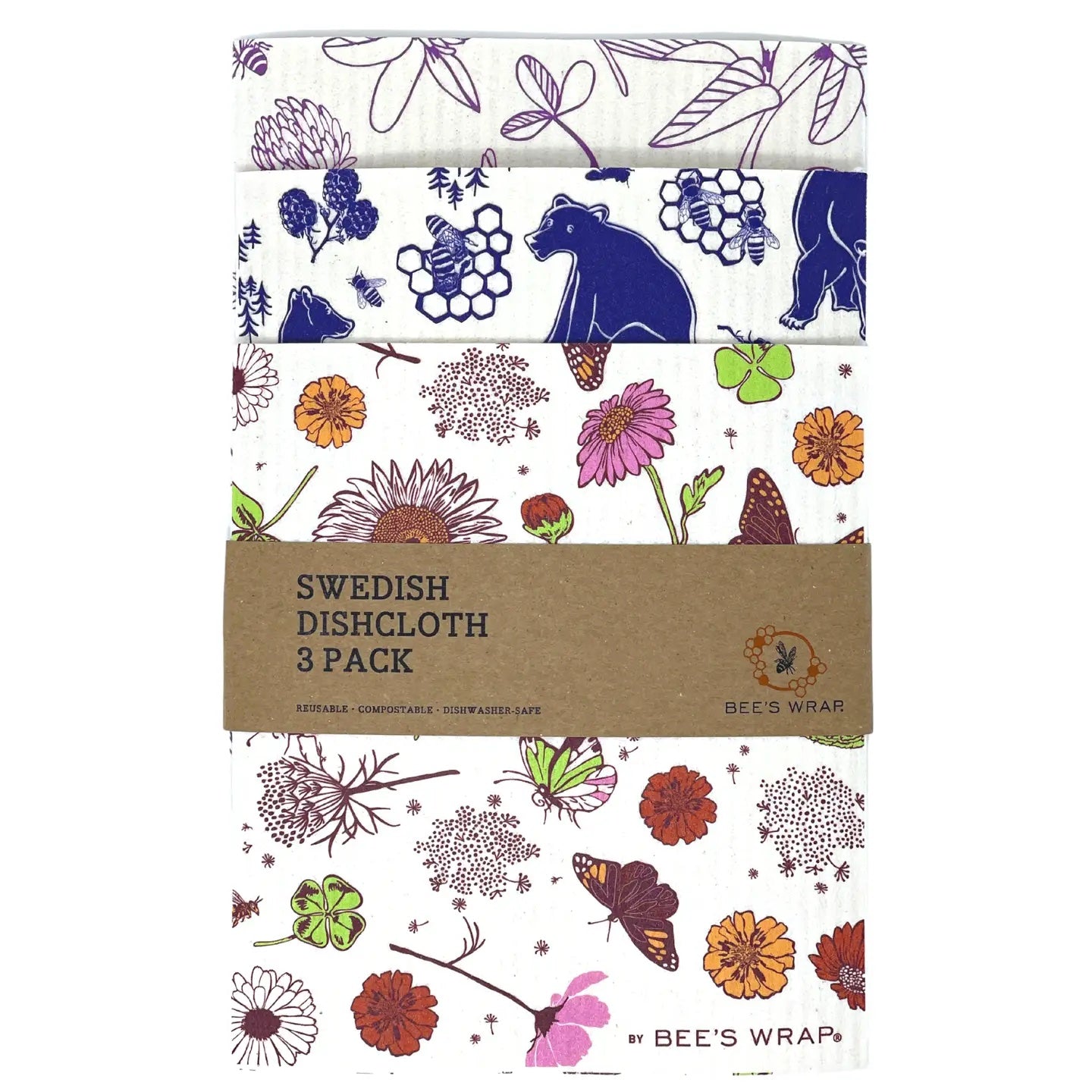 Original Swedish Dishcloth 3-Pack