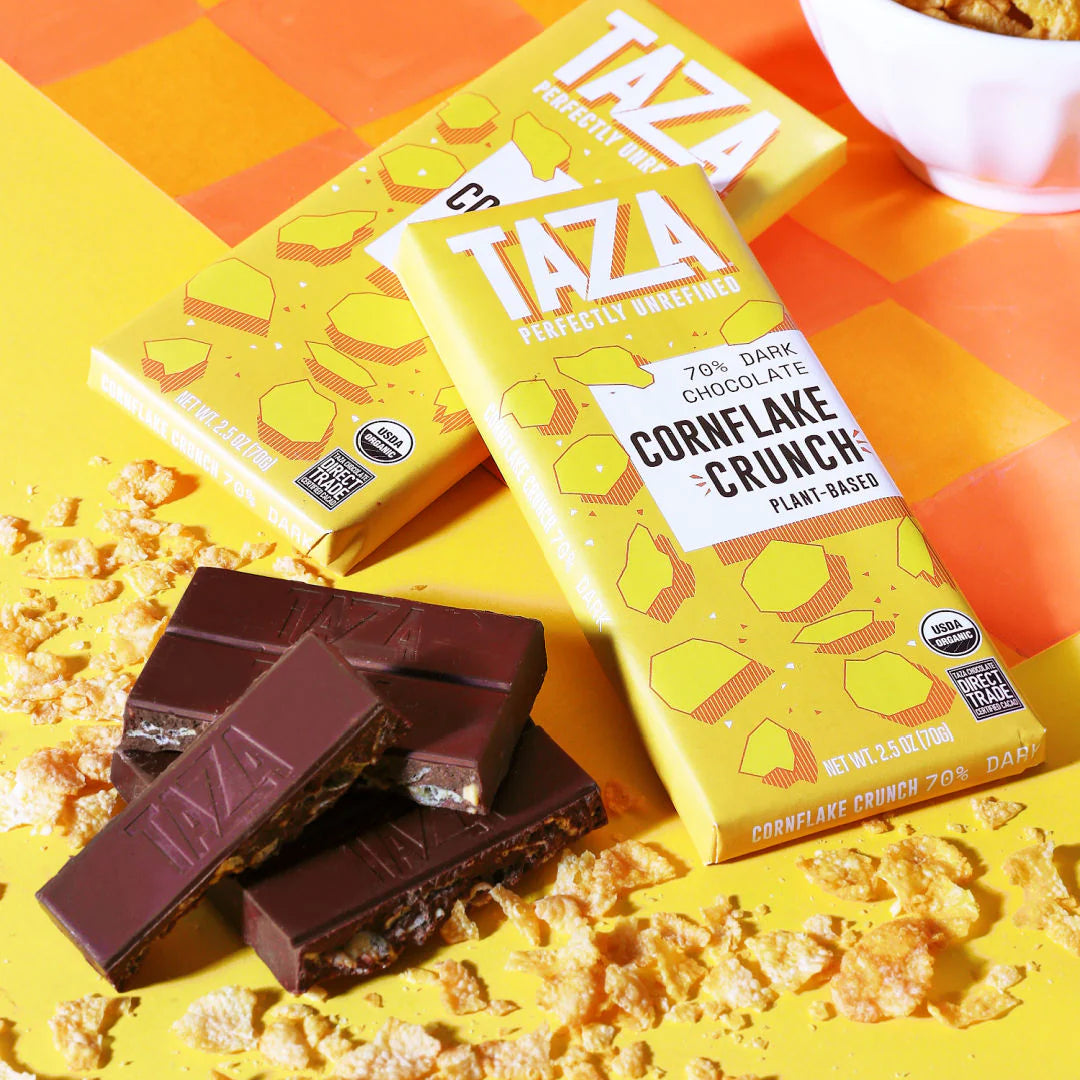 Taza Cornflake Crunch 70% Dark Chocolate