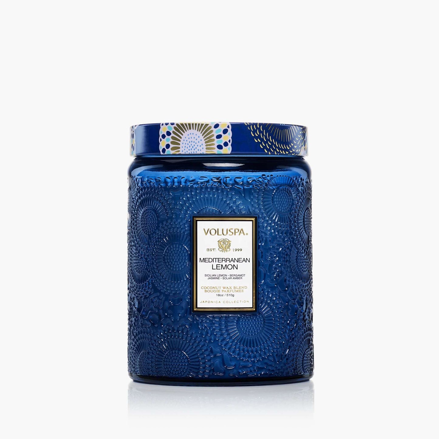 Voluspa Mediterran Lemon Large Jar Candle