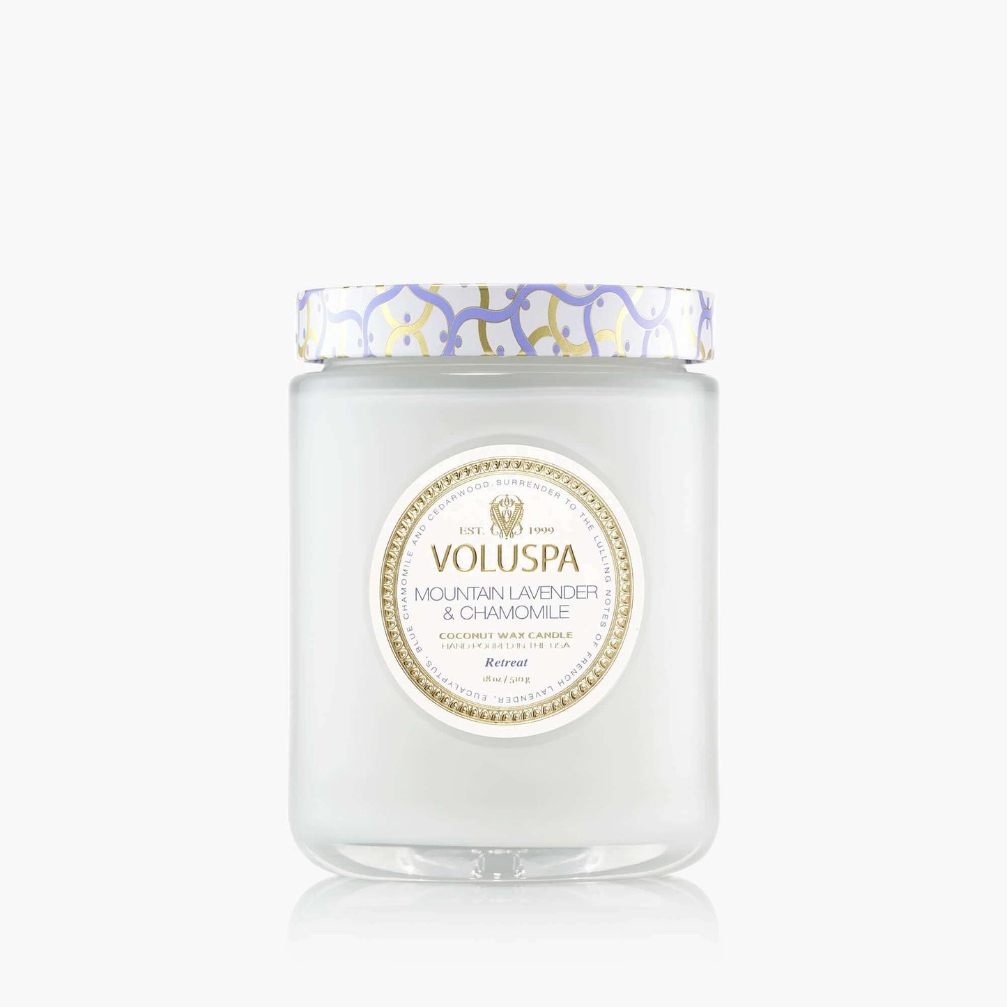 Voluspa Mountain Lavender & Chamomile Large Jar Candle