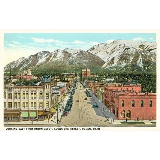 25th Street Ogden Postcard