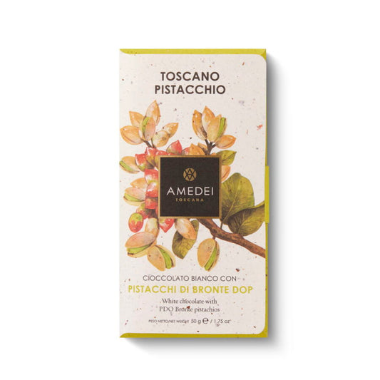 Amedei Pistacchi White Chocolate with Pistachio