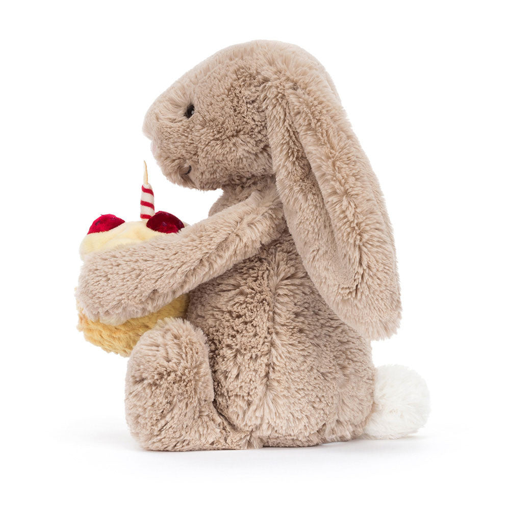 JellyCat | Bashful Beige Bunny 'Birthday'