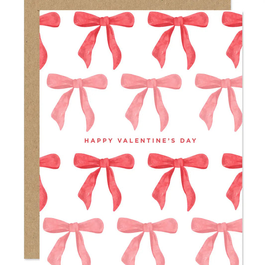 Bow Valentine's Day Card