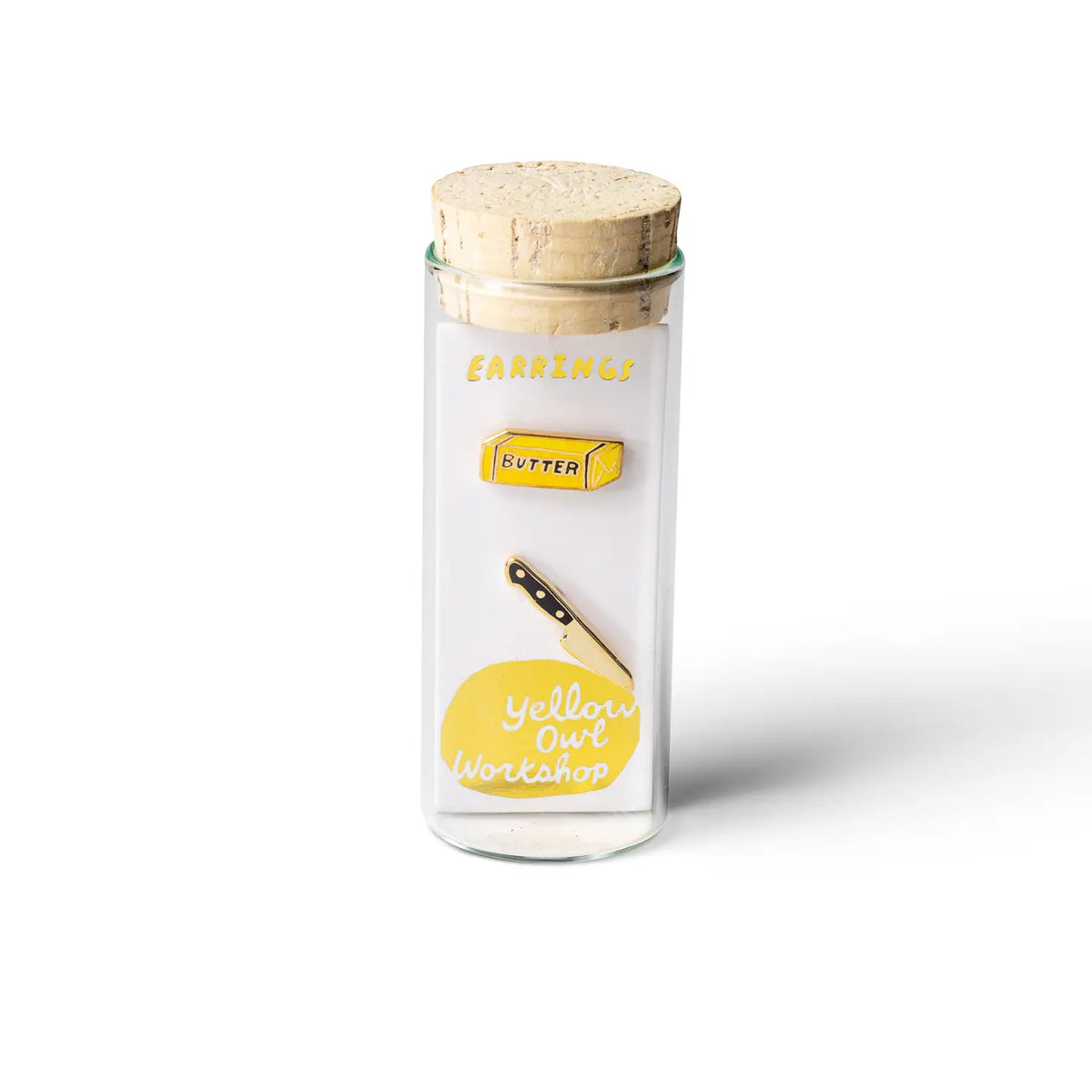 Butter & Knife Earrings | Mismatched Gold Studs