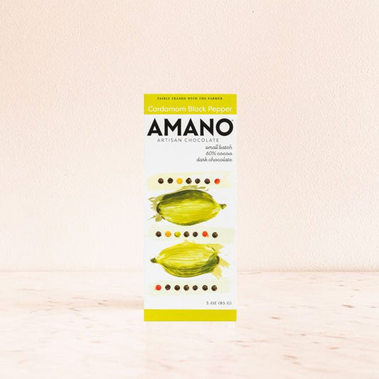 Amano Cardamom Black Pepper 55% Bar