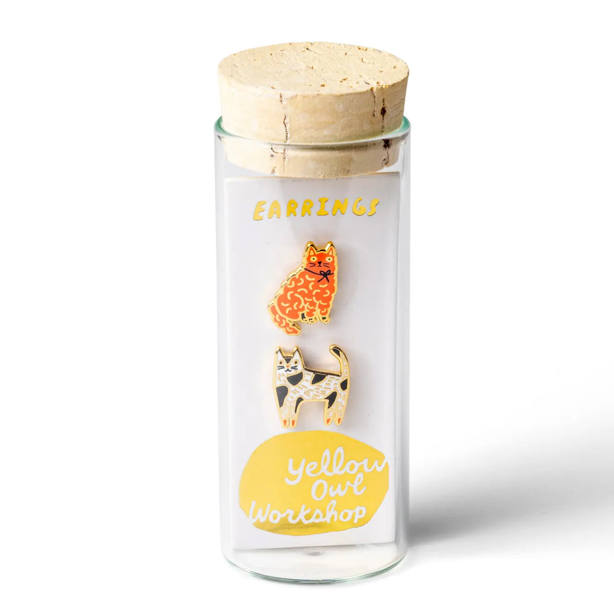 Cat Earrings | Mismatched Gold Studs
