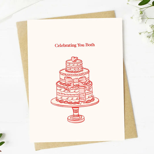 Celebrating You Both | Wedding Card