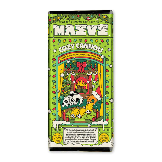 Maeve Chocolate | Cozy Cannoli Truffle Bar