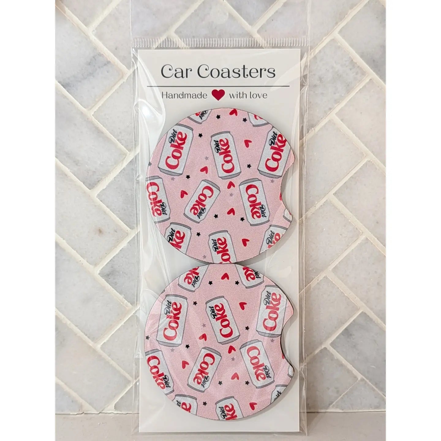 Diet Coke Car Coasters