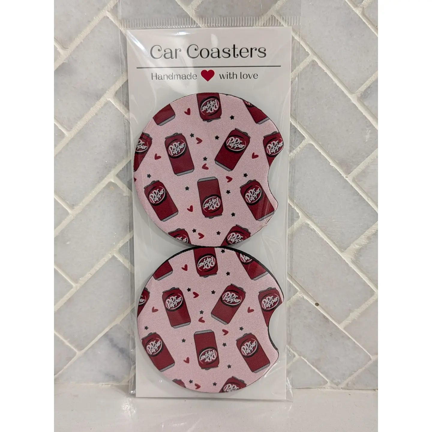 Dr. Pepper Car Coasters